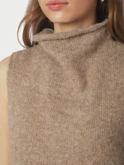Odelia Knit Top Dark Sand