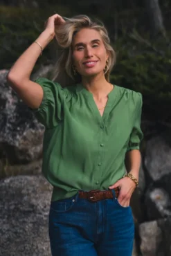 Olivie 2/4 Shirt English Ivy