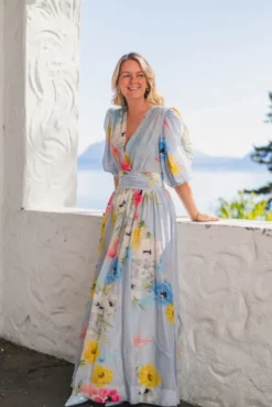 Organza Gown Blue Meadow