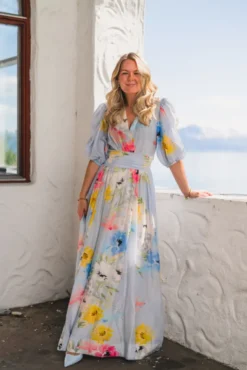Organza Gown Blue Meadow