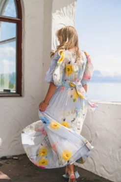 Organza Gown Blue Meadow