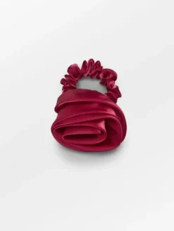 Organza Rosea Scrunchie Tibetan Red