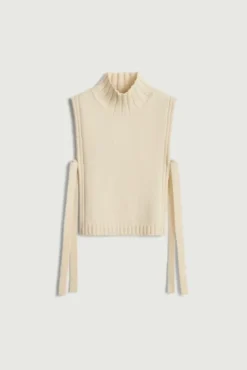Or Wool Pullover Ecru