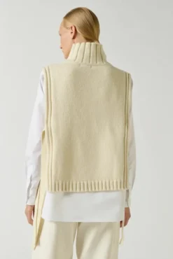 Or Wool Pullover Ecru