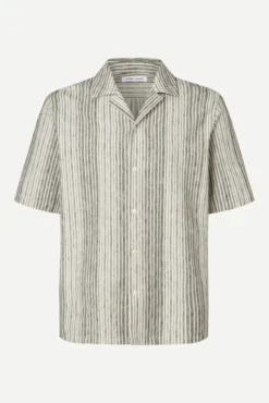 Oscar AX Shirt 14749 Brown Stripe