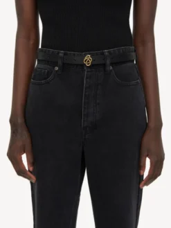 Ouma Leather Belt Black