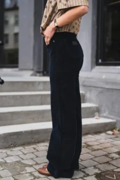 Palazzo Mistral Shiny Cord Navy