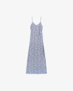 Paris Dress Sheer Blue