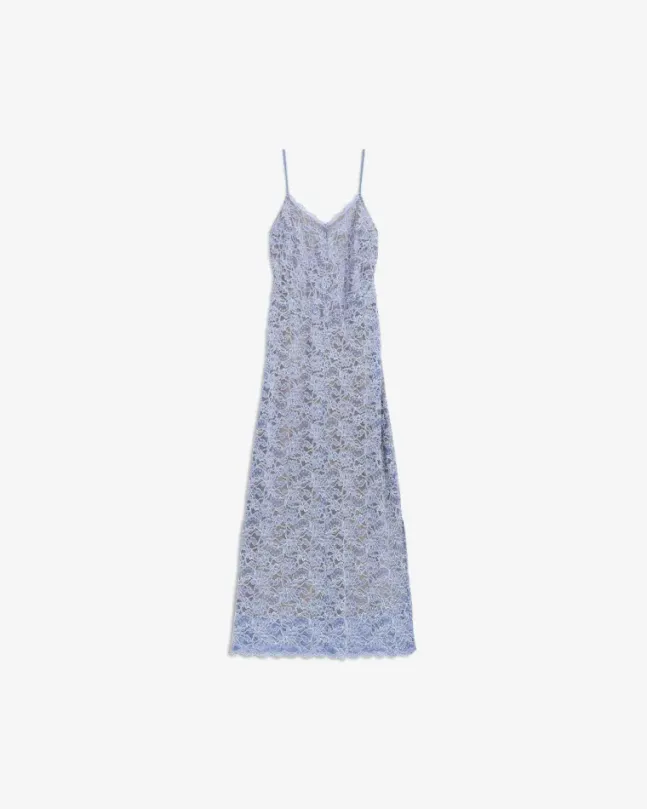 Paris Dress Sheer Blue