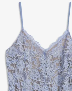 Paris Dress Sheer Blue