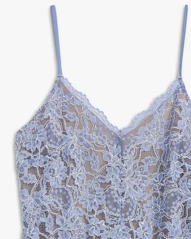 Paris Dress Sheer Blue