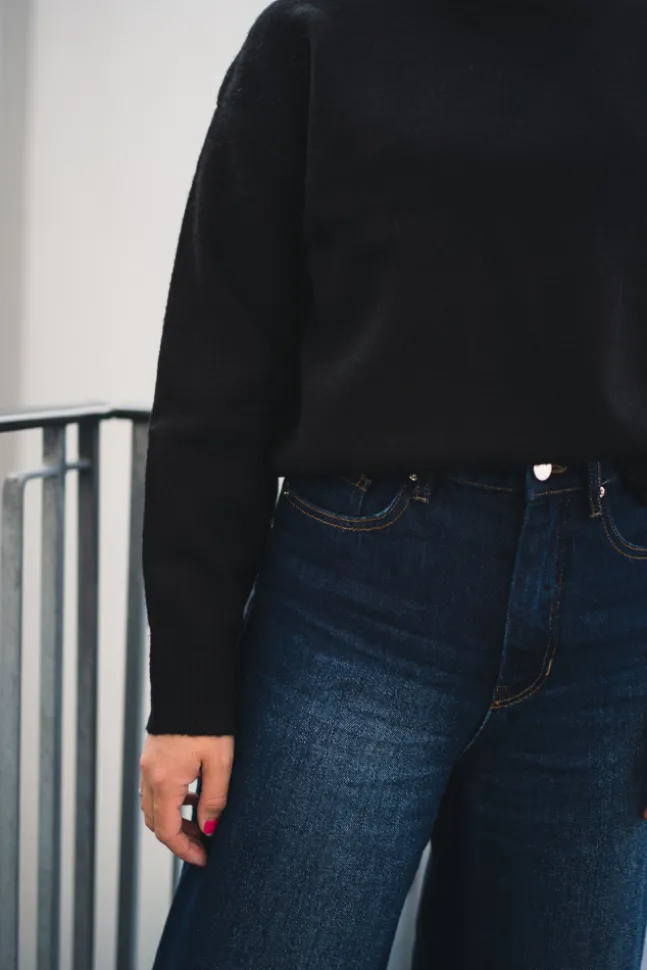 Paulina Knit Blouse Black
