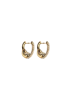 Pavé Knot Earrings
