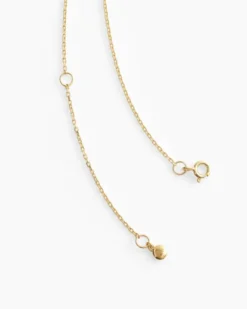 Pear Necklace Gold