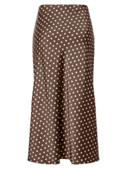 Pella HW Midi Skirt Pinecone Small Ecru Dots