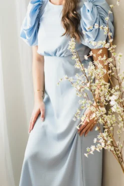 Pella 2/4 Long Dress Skyway