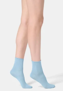 Perfect Comfort Lyocell Ankle Sock Sky