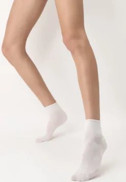 Perfect Comfort Lyocell Ankle Sock White