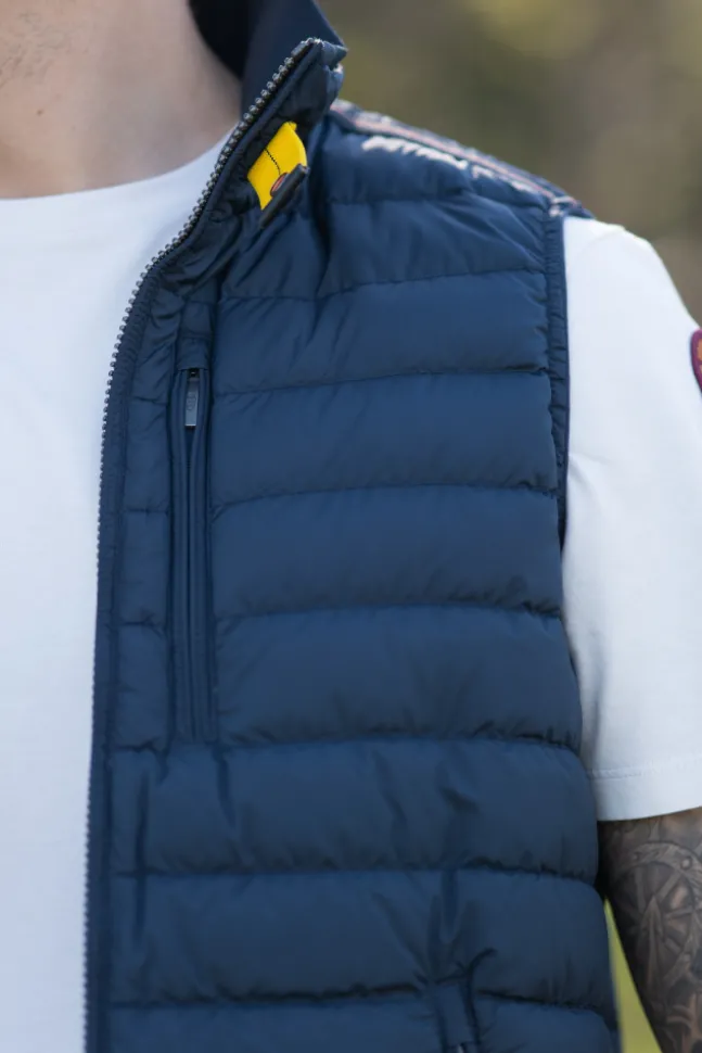 Perfect Down Vest Blue Navy Man