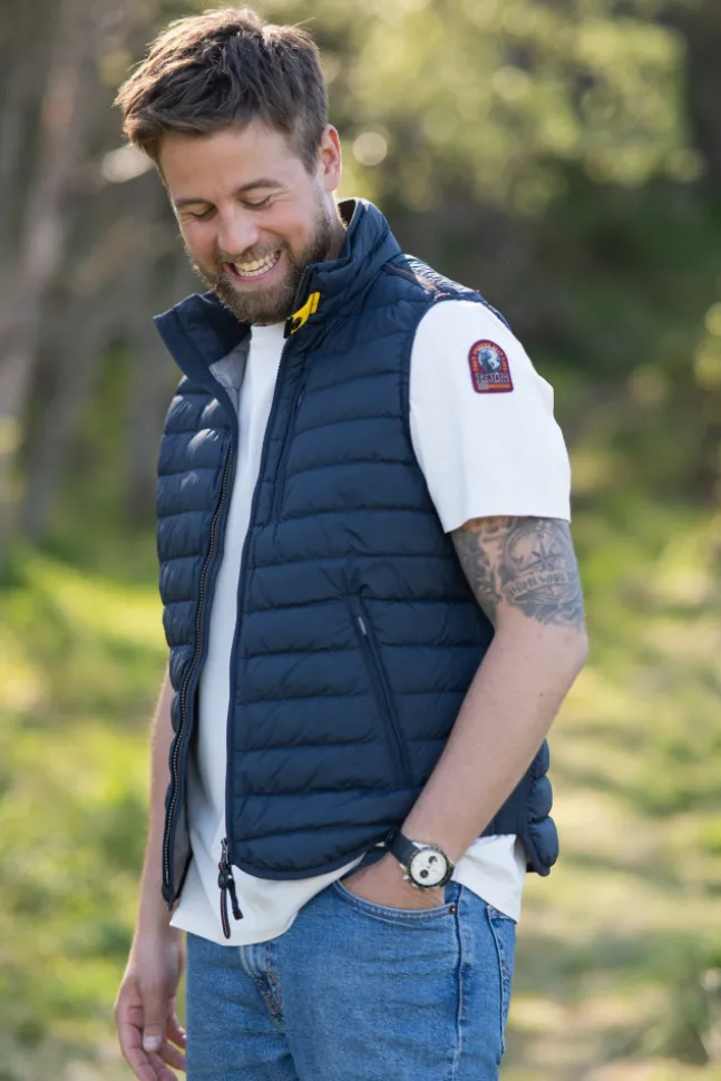 Perfect Down Vest Blue Navy Man