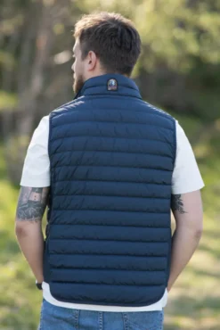 Perfect Down Vest Blue Navy Man
