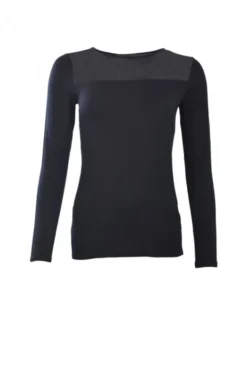 Perfect Line Longsleeve w/ Tulle Black