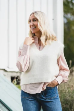 Pernille Vest White Alyssum