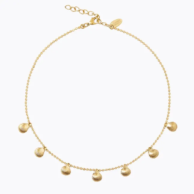 Petite Shell Choker Gold