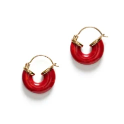Petit Swell Hoop Bright Red