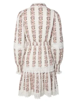Petrea LS Dress Star White Insert Print