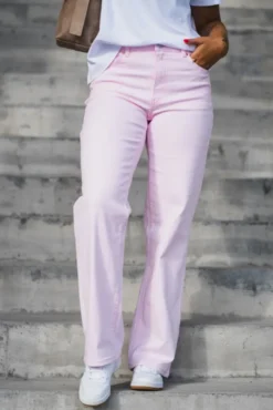 Pira HW Straight Pink Jeans Ballerina