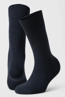 2PK Calle Premium Mercerized Wool Rib Dark Blue