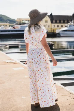 Poplin Shirt Dress Morning Bloom