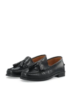 Pop Tassle & Fringe Loafer Polido Black