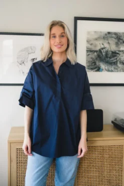 Prima Pullover Shirt Navy