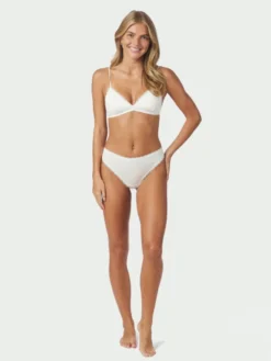 Ranya Pointelle Bra Offwhite