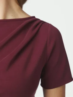 Rasmine Soft Blouse Wine