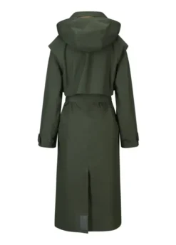 Regndråpe Trench Coat Rosin Dark Green