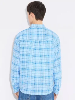 Regular Check Shirt Blue Check