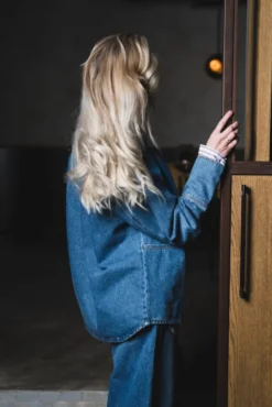 Reign Denim Overshirt M.Blue