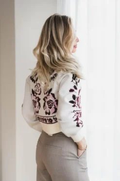 Reno LS Knit Cardigan Pristine Reno Aop