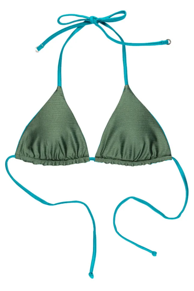 Reversible Galathea Top Earth Green/Capri