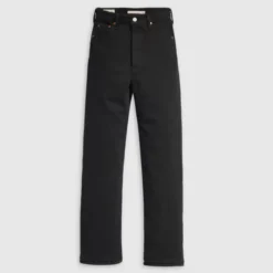Ribcage Straight Ankle Jeans Black Sprout