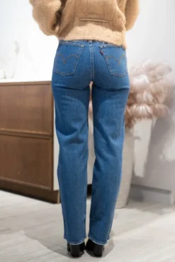 Ribcage Straight Ankle Jeans Jazz Pop