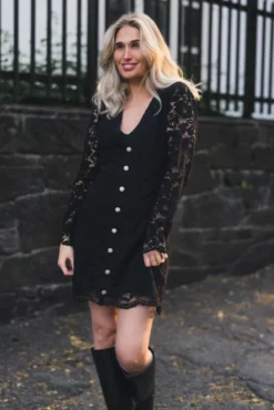 Riley Mini Dress Black