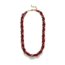 Rodeo Necklace Deep Burgundy