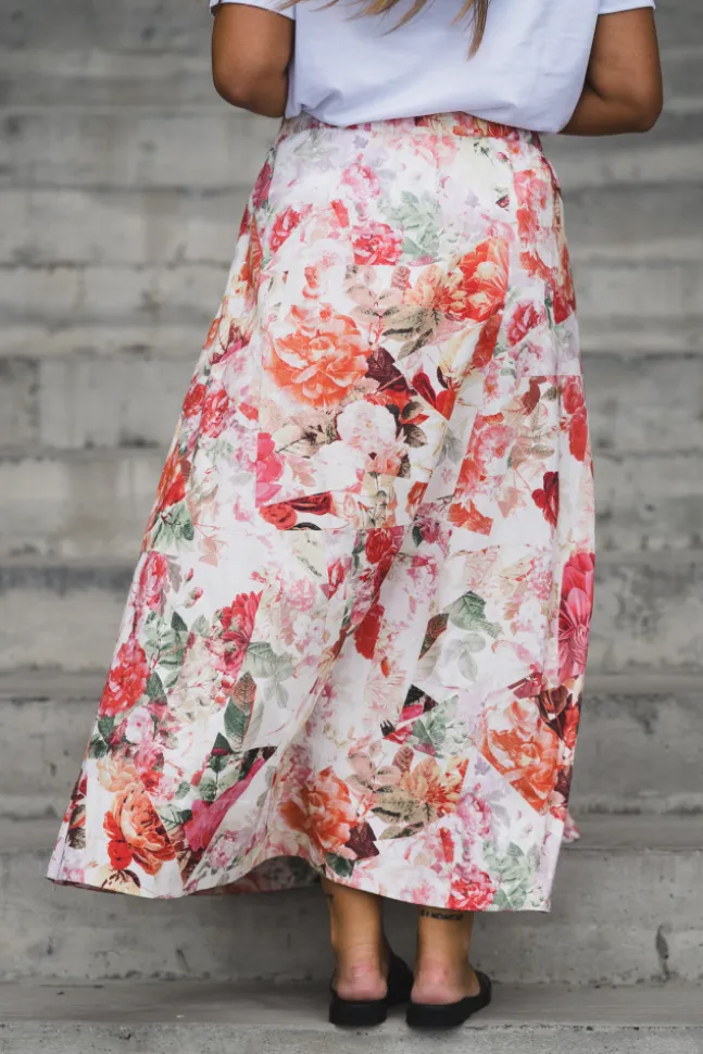 Rosalla HW Long Skirt Pristine Rosalla Print