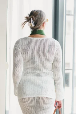 Rosana Knit White