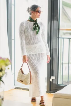 Rosana Knit White
