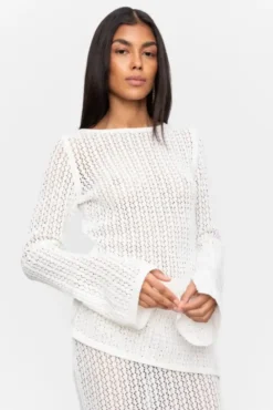 Rosana Knit White